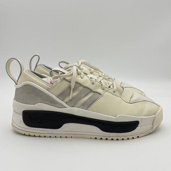 Y-3 Yohji Yamamoto Adidas Rivalry White Sneakers Men's 11 Streetwear - Picture 3 of 14